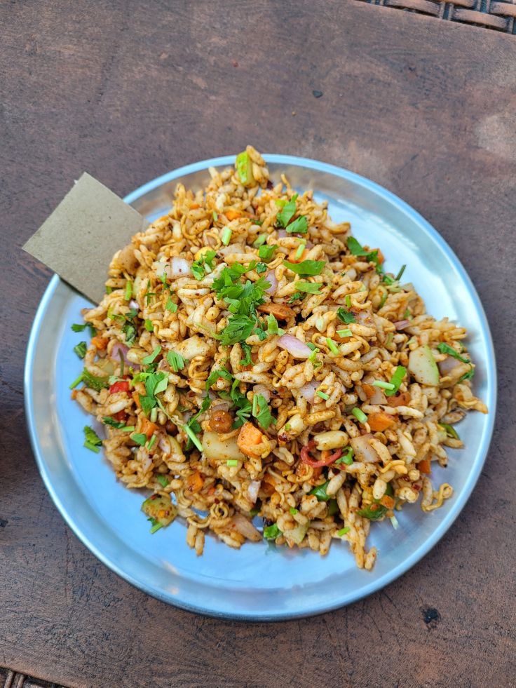 Jhalmuri plate
